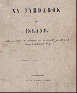Ný jarðabók fyrir Ísland # 88561