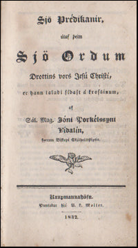 Sjö Prédikanir, útaf þeim Sjö Ordum Drottins vors Jesú Christí # 47487
