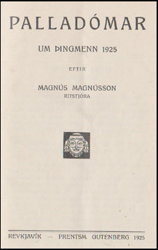 Palladómar um þingmenn 1925 # 47493