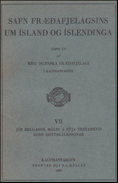 Málið á Nýja testamenti Odds Gottskálkssonar # 61785