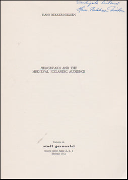 Hungrvaka and the medieval Icelandic audience # 47696