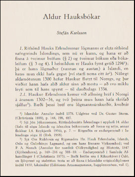 Aldur Hauksbókar # 47707