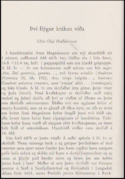 Því flýgur krákan víða # 47715