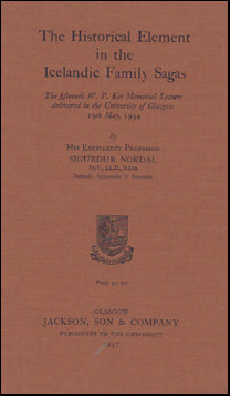 The historical element in the Icelandic family sagas # 47733