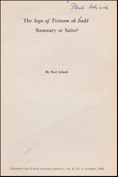 The Saga of Tristram ok Ísodd # 47782