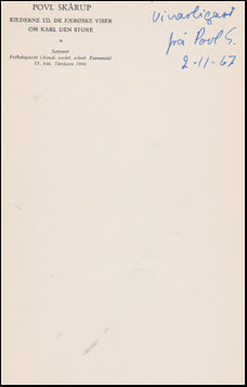 Kilderne til de færøske viser um Karl den Store # 47811