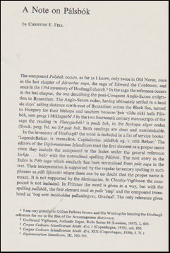 A Note on Pálsbók # 47824