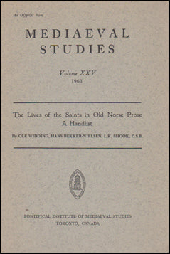 The Lives of the Saints in Old Norse Prose. A handlist # 47845
