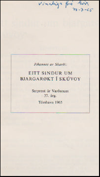 Eitt sindur um bjargarøkt í Skúvoy # 47862