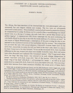 Anatomy of Skaldic Double-Entendre: Rögnvaldr Kali´s Lausavísa 7 # 47887