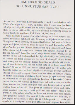 Um Þormóð skáld og unnustunar tvær # 47890