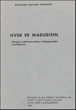 Hver er maðurinn # 47893