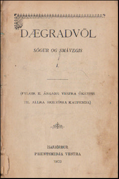 Dægradvöl. Sögur og smávegis # 47921