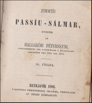 Fimmtíu Passíu-Sálmar # 47922