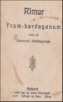 Rímur af Fram-bardaganum # 48136