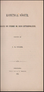 Sagaer om Sverre og hans efterfølgere # 48370