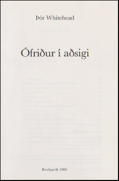 Ófriður í aðsigi # 85931