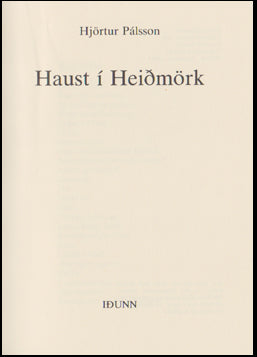 Haust í Heiðmörk # 49344