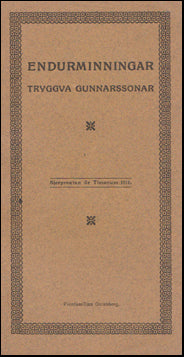 Endurminningar Tryggva Gunnarssonar # 51919