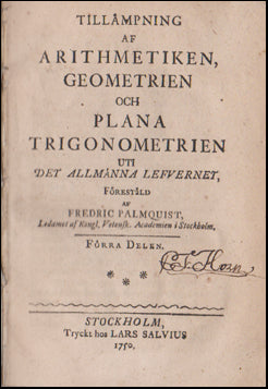 Tillåmpning af Arithmetiken, Geometrien # 49443