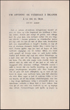 Um atvinnu og fjárhagi á Íslandi á 14. og 15. öld # 49541