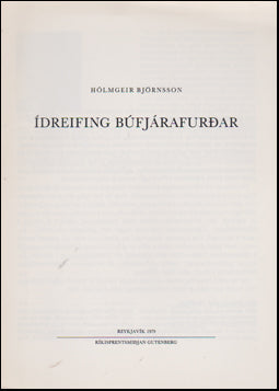 Ídreifing búfjárafurðar # 49553
