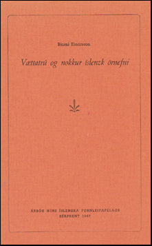 Vættatrú og nokkur íslenzk örnefni # 49577