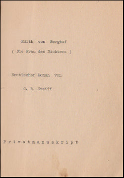 Edith von Berghof # 49581