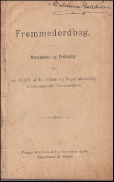 Fremmedordbog # 49603