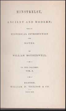 Minstrelsy, Ancient and Modern # 49713