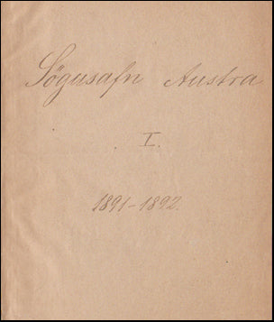 Sögusafn Austra I. 1891-1892. # 49715