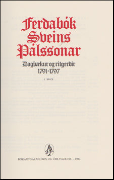 Ferðabók Sveins Pálssonar # 69282