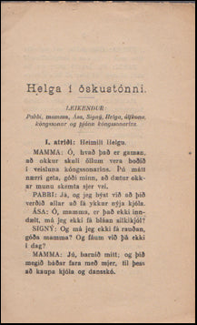 Helga í öskustónni # 50263