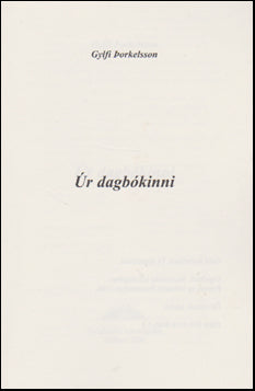 Úr dagbókinni # 50378