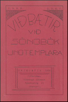 Viðbætir við söngbók Ungtemplara # 50433