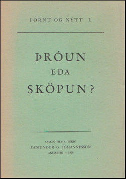Þróun eða sköpun?# 50453