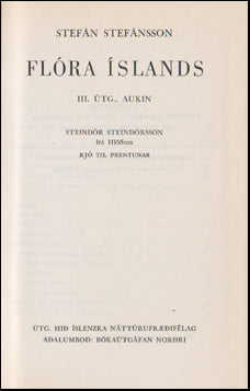 Flóra Íslands # 58584