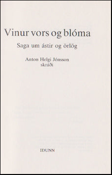 Vinur vors og blóma # 50917