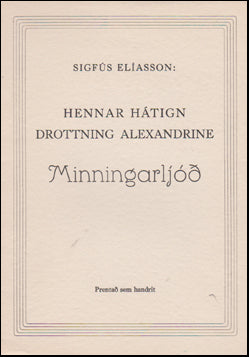 Hennar hátign drottning Alexandrin # 50939