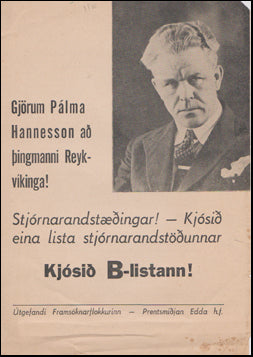 Gjörum Pálma Hannesson að þingmanni Reykvíkinga! # 50943