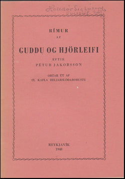 Rímur af Guddu og Hjörleifi # 50978