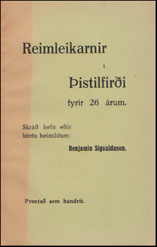 Reimleikarnir í Þistilfirði fyrir 26 árum # 72555