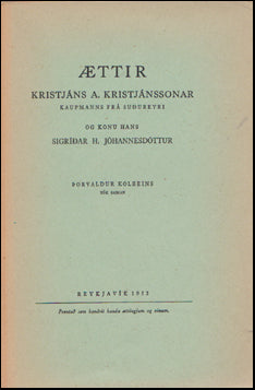 Ættir Kristjáns A. Kristjánssnar # 51102