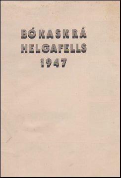 Bókaskrá Helgafells 1947 # 51197