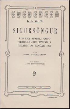 Sigursöngur á 25 ára afmæli Good-Templar reglunnar # 51215