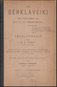 Um Berklaveiki sem þjóðarmein # 51218