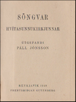 Söngvar Hvítasunnukirkjunnar # 51222