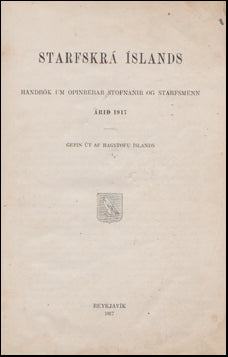 Starfsskrá Íslands # 51308