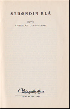 Ströndin blá # 51374
