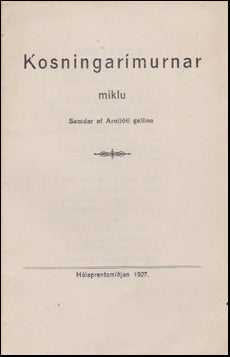 Kosningarímurnar miklu # 51564